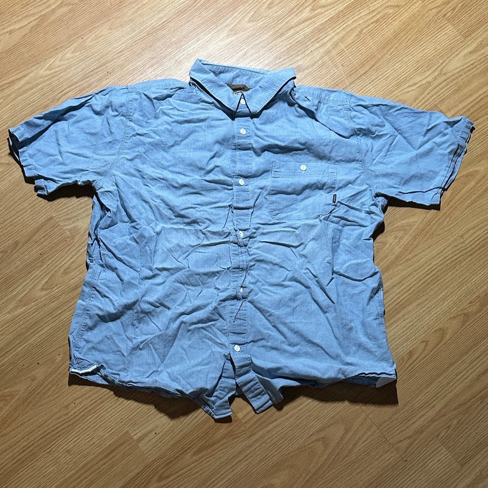 Fourstar Clothing Light Denim Short Sleeve Shirt  Vintage (2010)
